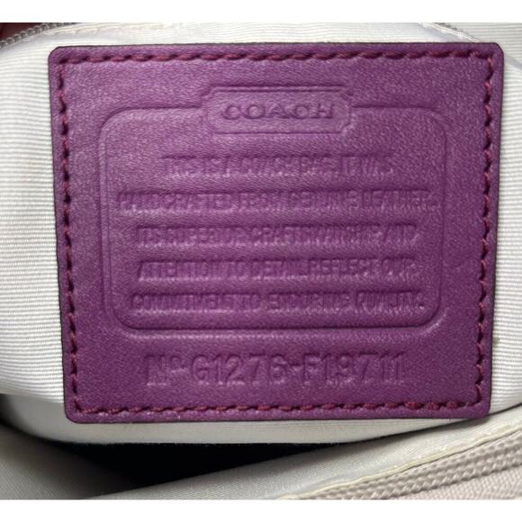 Coach F19711 Soho Buckle Patent Leather Carryall Bag & Buckle Zip Around Wallet - Picture 14 of 15